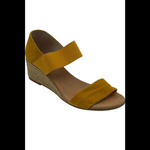 Pinaz Leather Slip-On Wedges Sol - Medium